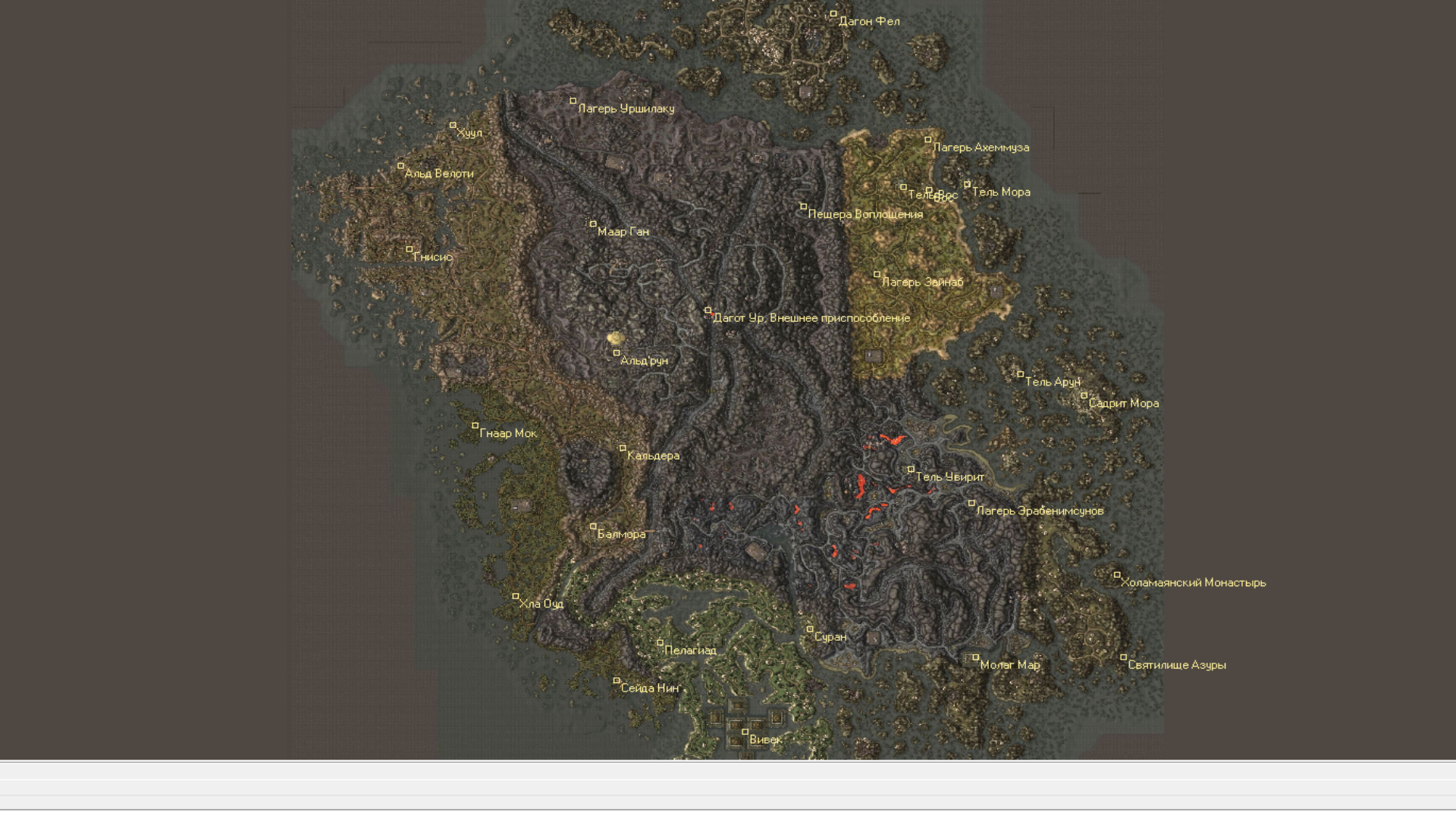 Интерактивная карта Morrowind и Bloodmoon на русском