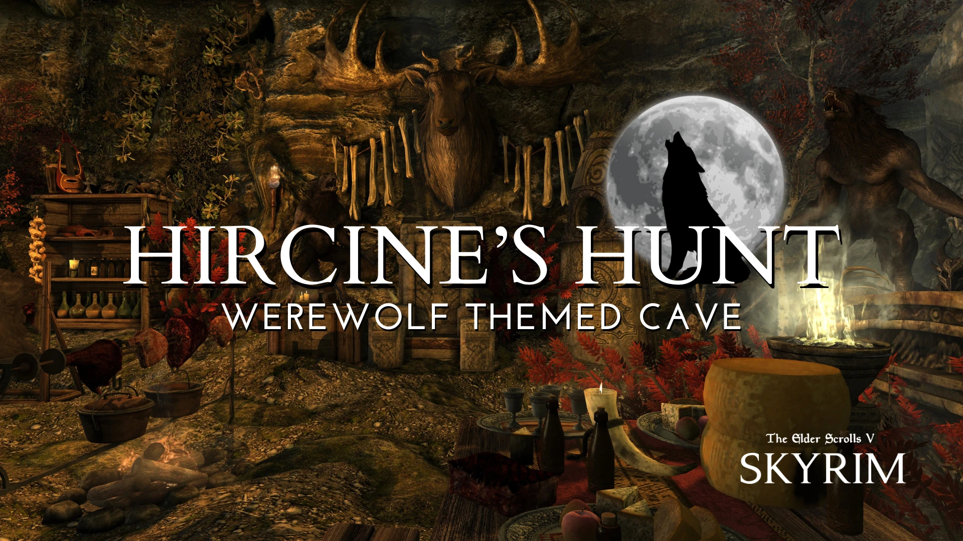 Hircine's Hunt Werewolf Themed Cave