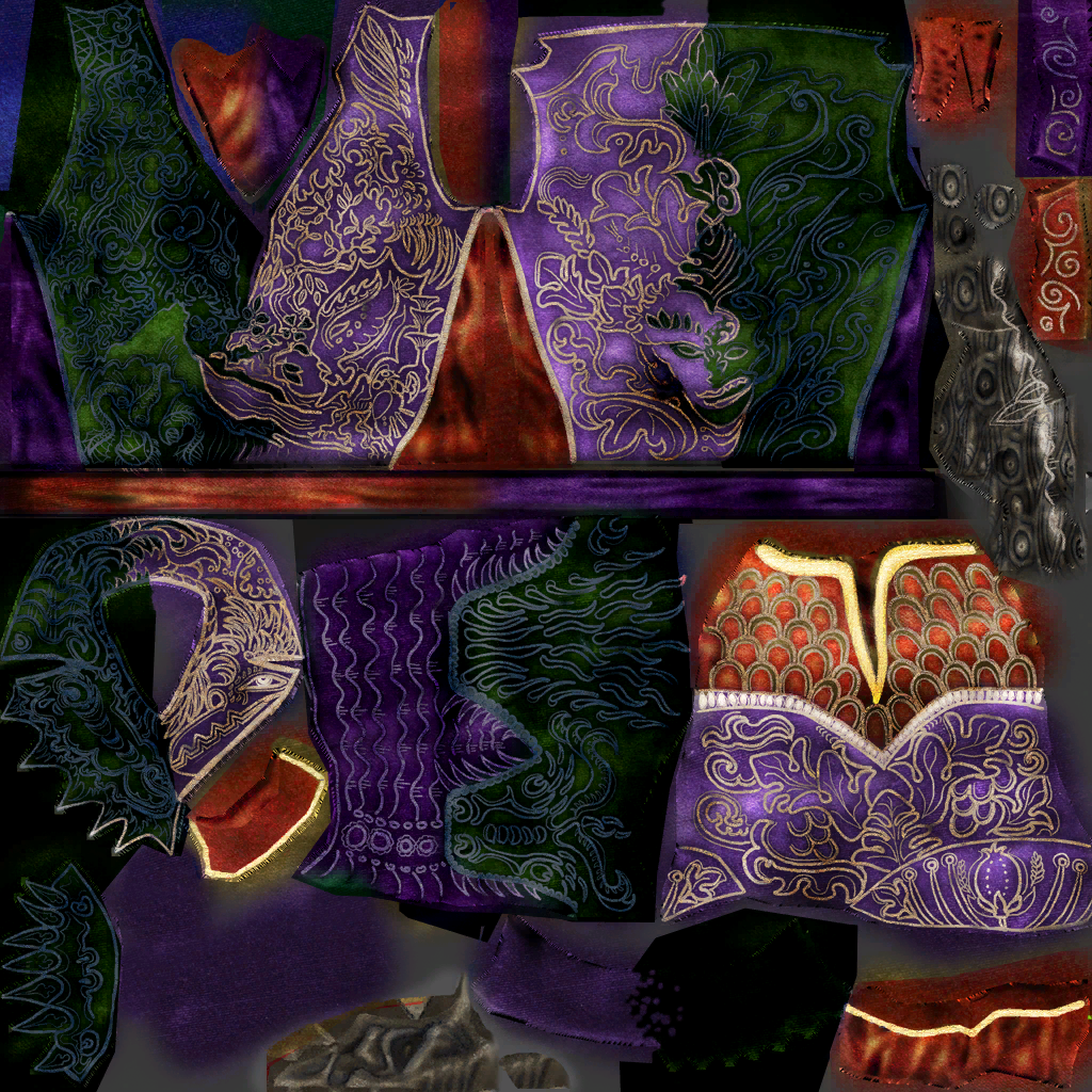 Slof's Sheogorath Outfit Upscaled Textures