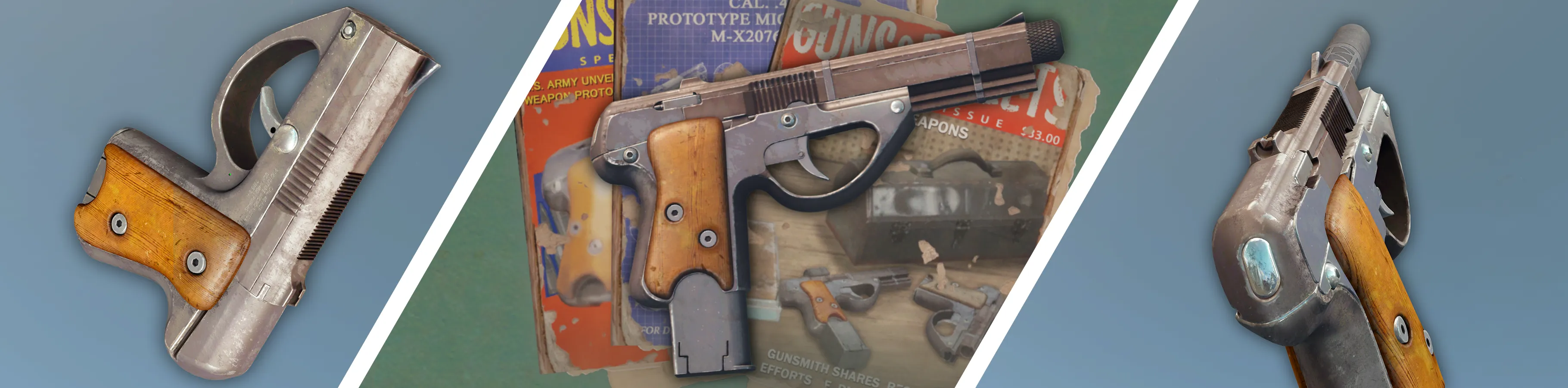 Прототип микропистолета под калибр .45