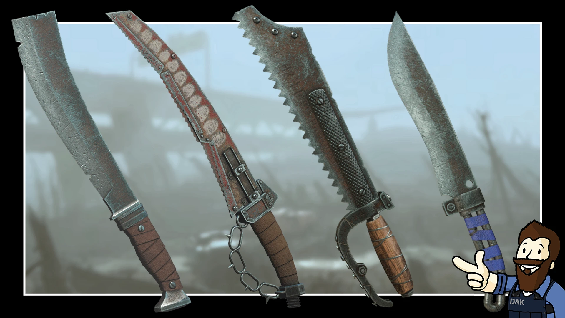 The Chopper - A Raider Melee Weapon | Тесак (оружие ближнего боя рейдеров)